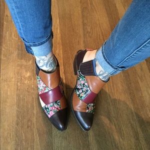 Coach ankle boots, patchwork bandit, festival!